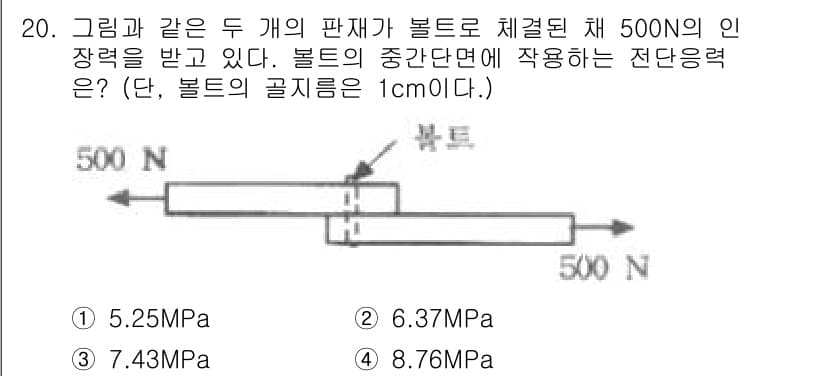 건설기계설비기사 2016년 20번 - 정답과 핵심 포인트를 검수 중인 기출문제