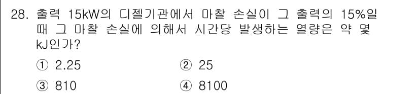 건설기계설비기사 2017년 28번 - 정답과 핵심 포인트를 검수 중인 기출문제