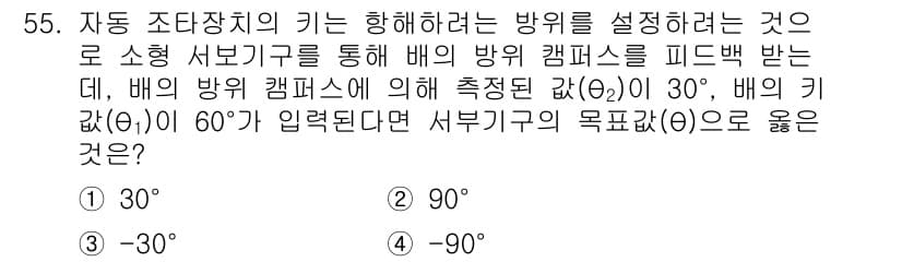 생산자동화산업기사 2015년 55번 - 정답과 핵심 포인트를 검수 중인 기출문제