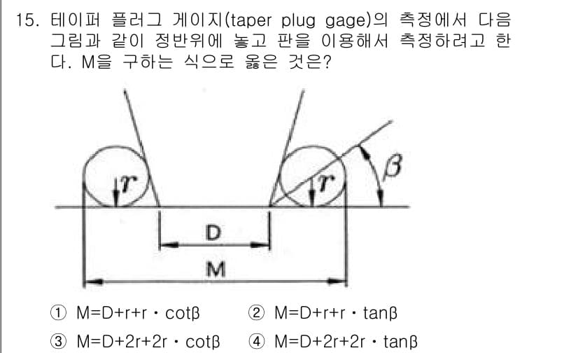 생산자동화산업기사 2016년 15번 - 정답과 핵심 포인트를 검수 중인 기출문제