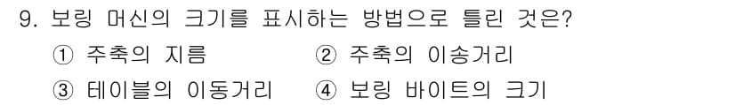 생산자동화산업기사 2016년 9번 - 정답과 핵심 포인트를 검수 중인 기출문제