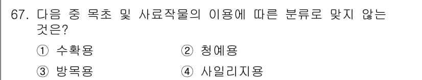 축산기사 2015년 67번 - 정답과 핵심 포인트를 검수 중인 기출문제