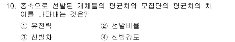 축산기사 2016년 10번 - 정답과 핵심 포인트를 검수 중인 기출문제