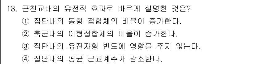 축산기사 2016년 13번 - 정답과 핵심 포인트를 검수 중인 기출문제