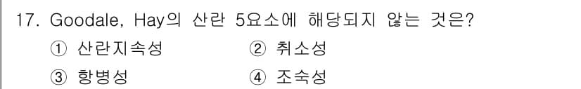 축산기사 2016년 17번 - 정답과 핵심 포인트를 검수 중인 기출문제
