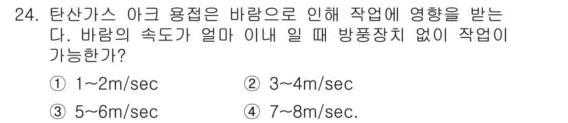 자동차차체수리기능사 2015년 24번 - 정답과 핵심 포인트를 검수 중인 기출문제