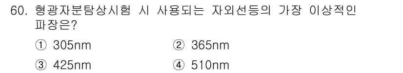 자기비파괴검사기사(구) 2016년 60번 - 정답과 핵심 포인트를 검수 중인 기출문제