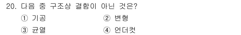 초음파비파괴검사기사 2016년 20번 - . 변형

변형은 재료가 외부 힘에 의해 형태를 변화시키는 과정으로, 구... 에 관한 핵심 기출문제