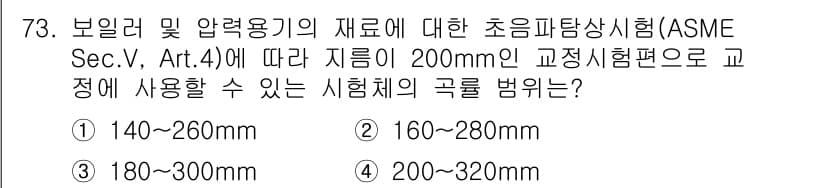 초음파비파괴검사기사 2016년 73번 - 정답과 핵심 포인트를 검수 중인 기출문제