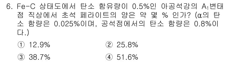 초음파비파괴검사기사(구) 2017년 6번 - 정답과 핵심 포인트를 검수 중인 기출문제