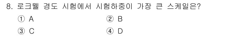 초음파비파괴검사기사 2017년 8번 - 정답과 핵심 포인트를 검수 중인 기출문제