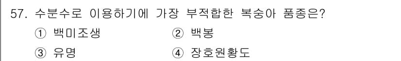 종자기능사 2015년 57번 - 정답과 핵심 포인트를 검수 중인 기출문제