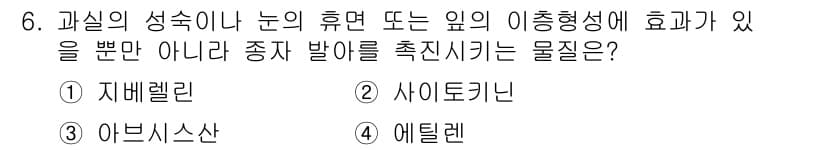 종자기능사 2016년 6번 - 정답과 핵심 포인트를 검수 중인 기출문제