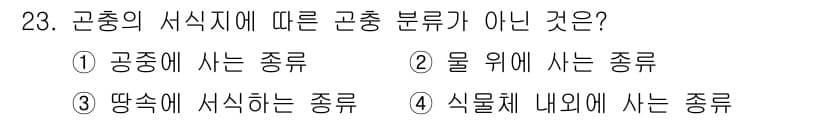 식물보호산업기사 2015년 23번 - 정답과 핵심 포인트를 검수 중인 기출문제