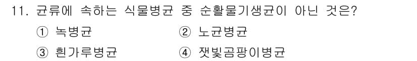 식물보호산업기사 2016년 11번 - 정답과 핵심 포인트를 검수 중인 기출문제