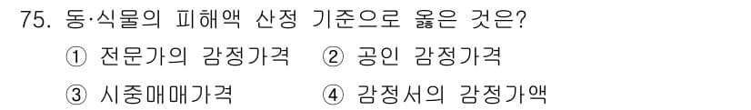 화재감식평가기사 2017년 75번 - 정답과 핵심 포인트를 검수 중인 기출문제