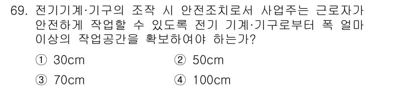 산업안전기사_필기 2018년 69번 - 정답과 핵심 포인트를 검수 중인 기출문제