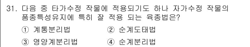 종자기사 2018년 31번 - 정답과 핵심 포인트를 검수 중인 기출문제