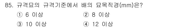 종자기사 2018년 85번 - 정답과 핵심 포인트를 검수 중인 기출문제