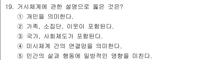 사회복지사_1급(1교시)(구) 2018년 19번 - 정답과 핵심 포인트를 검수 중인 기출문제