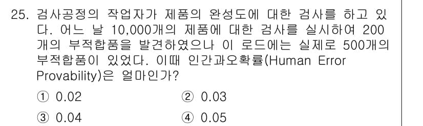 산업안전산업기사 2018년 25번 - 정답과 핵심 포인트를 검수 중인 기출문제