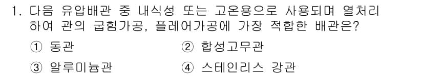 설비보전산업기사 2018년 1번 - 정답과 핵심 포인트를 검수 중인 기출문제