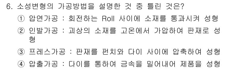 초음파비파괴검사기사(구) 2018년 6번 - 정답과 핵심 포인트를 검수 중인 기출문제