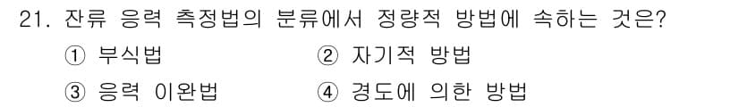 용접산업기사 2018년 21번 - 정답과 핵심 포인트를 검수 중인 기출문제