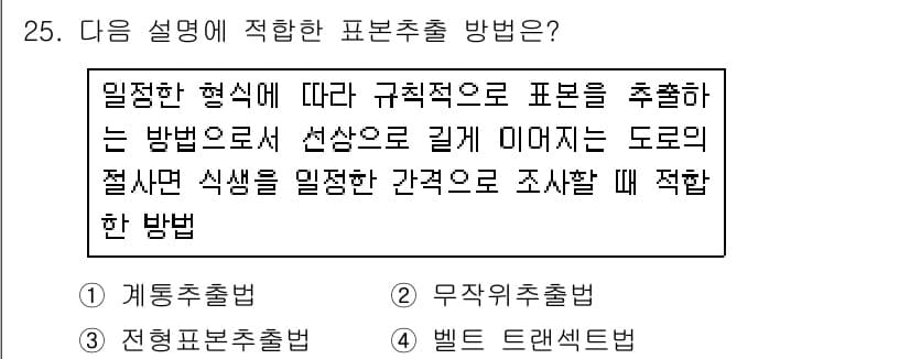 조경산업기사 2018년 25번 - 정답과 핵심 포인트를 검수 중인 기출문제