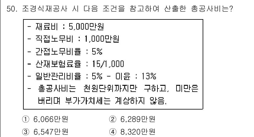 조경산업기사 2018년 50번 - 정답과 핵심 포인트를 검수 중인 기출문제