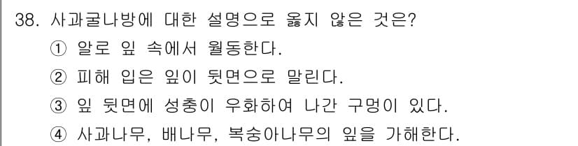 식물보호기사 2018년 38번 - 정답과 핵심 포인트를 검수 중인 기출문제