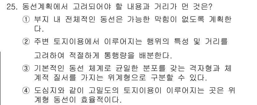 조경기사 2018년 25번 - 정답과 핵심 포인트를 검수 중인 기출문제