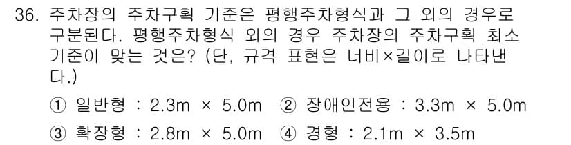 조경기사 2018년 36번 - 정답과 핵심 포인트를 검수 중인 기출문제
