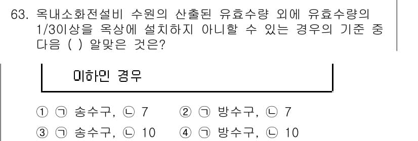 소방설비기사(기계분야) 2018년 64번 - 정답과 핵심 포인트를 검수 중인 기출문제