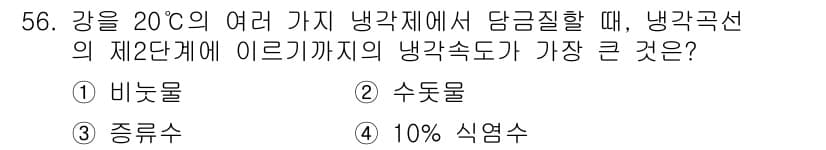 열처리기능사 2015년 56번 - 정답과 핵심 포인트를 검수 중인 기출문제
