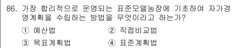 축산기사 2018년 86번 - 정답과 핵심 포인트를 검수 중인 기출문제