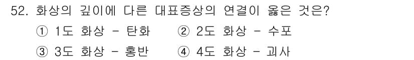 화재감식평가기사 2018년 52번 - 정답과 핵심 포인트를 검수 중인 기출문제