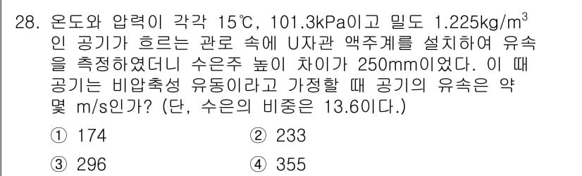소방설비산업기사(기계) 2018년 28번 - 정답과 핵심 포인트를 검수 중인 기출문제