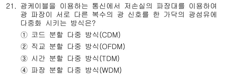 네트워크관리사_1급 2018년 22번 - 정답과 핵심 포인트를 검수 중인 기출문제