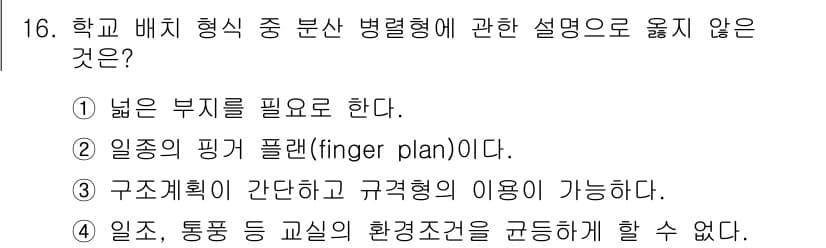 실내건축산업기사 2018년 16번 - 정답과 핵심 포인트를 검수 중인 기출문제