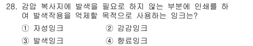 시각디자인산업기사 2015년 28번 - 정답과 핵심 포인트를 검수 중인 기출문제