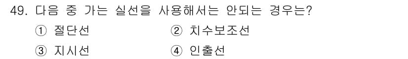 시각디자인산업기사 2015년 49번 - . 

실선은 주로 중요한 정보를 강조하거나 구분하기 위해 사용되므로, ... 에 관한 핵심 기출문제