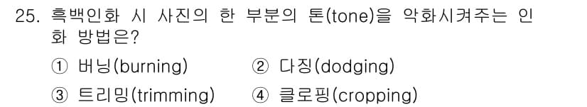 시각디자인산업기사 2016년 25번 - 정답과 핵심 포인트를 검수 중인 기출문제