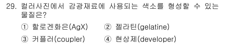 시각디자인산업기사 2016년 29번 - 정답과 핵심 포인트를 검수 중인 기출문제