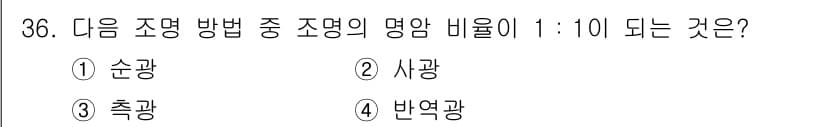 시각디자인산업기사 2016년 36번 - 정답과 핵심 포인트를 검수 중인 기출문제