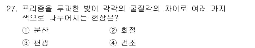 시각디자인산업기사 2018년 27번 - 정답과 핵심 포인트를 검수 중인 기출문제