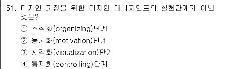 시각디자인산업기사 2018년 51번 - 정답과 핵심 포인트를 검수 중인 기출문제
