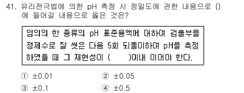 폐기물처리산업기사 2018년 41번 - 정답과 핵심 포인트를 검수 중인 기출문제