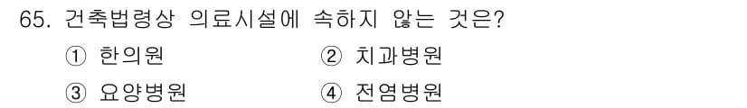 건축설비산업기사 2015년 65번 - 정답과 핵심 포인트를 검수 중인 기출문제