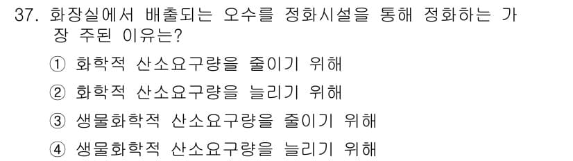 건축설비산업기사 2017년 37번 - 정답과 핵심 포인트를 검수 중인 기출문제